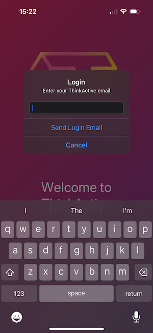 ThinkActive Sync Login